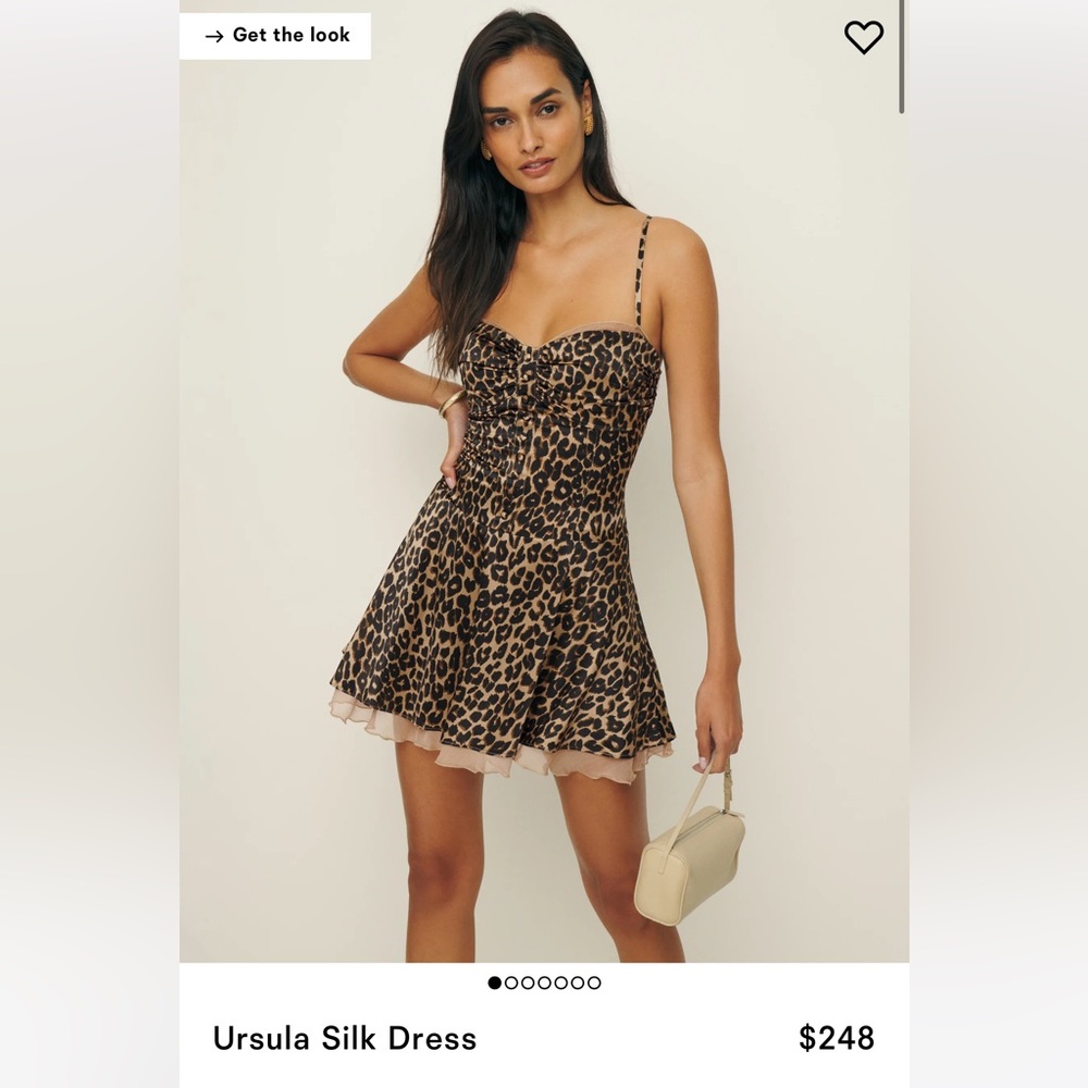 Reformation Ursula silk dress.